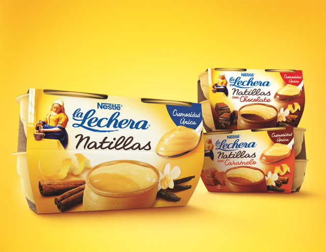 Per la nuova crema pasticcera de La Lechera