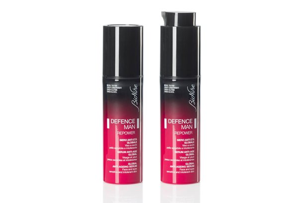 <p>La crema-gel revitalizante Defence Man Energise y el suero antienvejecimiento Defence Man Repower