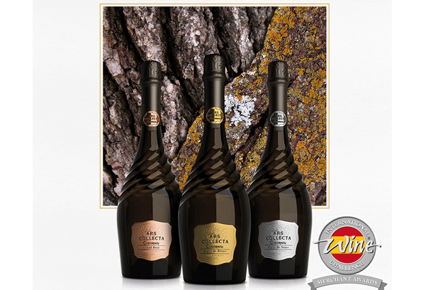 The Ars Collecta Codorníu trilogy wins the 'Best Packaging' award at the IWC Merchant Awards Spain