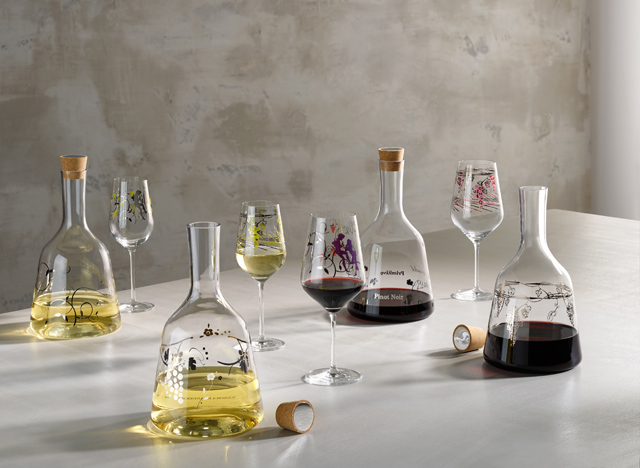 Nuova collezione di decanter per vino Red & White Ritzenhoff. Elegante e originale