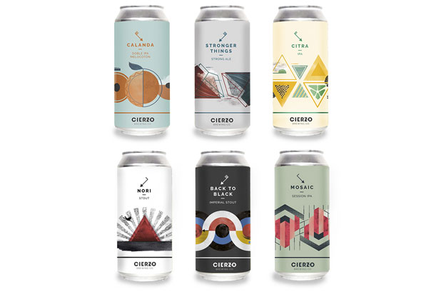 Design: Eva Felipe . Das Bild von Cierzo Brewing Co.