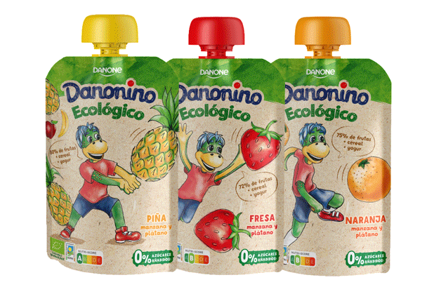 Danone élargit la famille Danonino Ecological dans un nouveau format de pochette qui