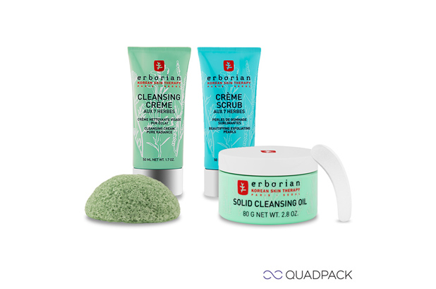 Beauty brand Erborian adapts the Korean skincare experience to beauty rituals around the world. One of his latest proposals brings traditional Korean cleaning routines to the world today in a new collection packaged and supplied by Quadpack Group .