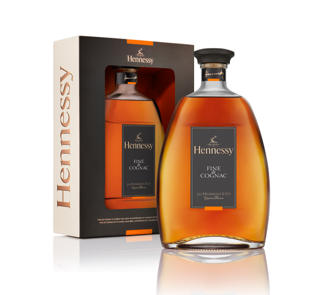 Hennessy Fine de Cognac präsentiert eine neue Packung mit einem hochwertigeren und deutlich maskulinen Image