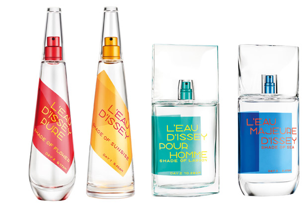 Issey Miyake Shades of Paradise sind vier Parfums in limitierter Auflage, die aus Aurélien Guichards Reise nach Japan entstanden sind