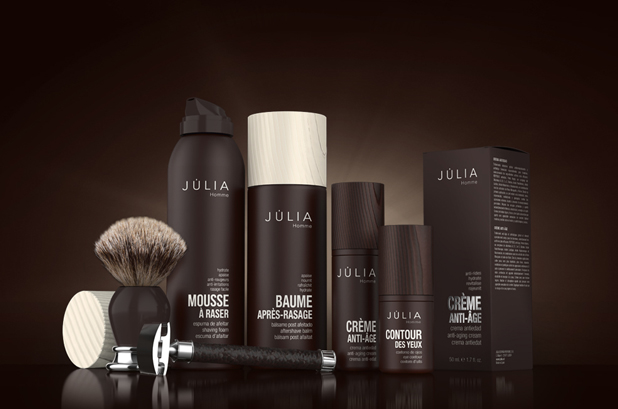 Garrofé has developed the packaging for Júlia Homme