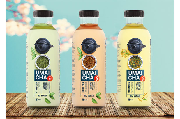Little Buddha diseña el packaging de la gama de tés fríos Umaicha