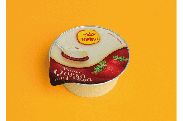 The design of the range of Reina cakes seeks to raise the quality of the packaging to suit the content