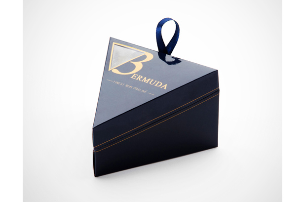 An elegant box of chocolates inspired by the Bermuda Triangle