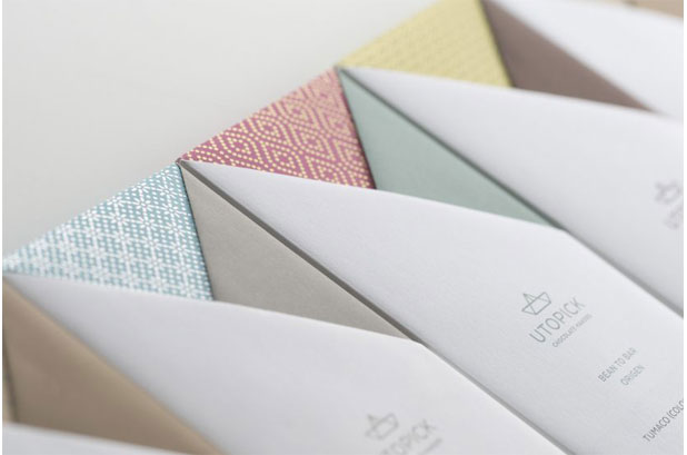Packaging para Utopick Chocolates creado por Lavernia & Cienfuegos