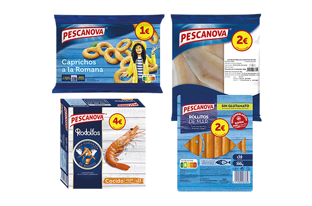 Pescanovaは、新しいパックを備えた手頃な価格の製品を発売します