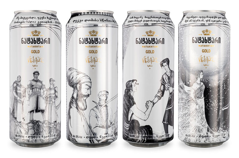 Efes Georgia y Crown convierten un poema medieval en latas modernas