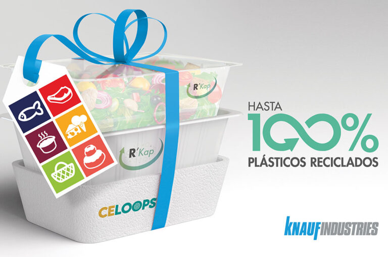 Knauf Industries bringt R'KAP® und CELOOPS® auf den Markt, neue Materialien aus 100% recyceltem Kunststoff