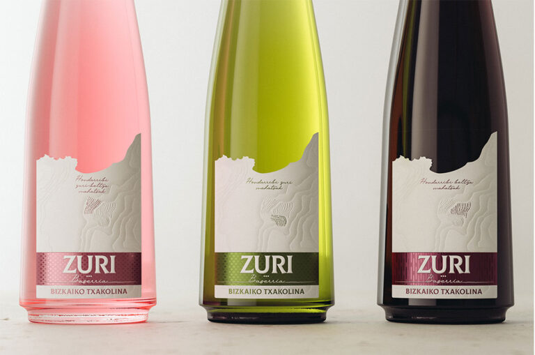 Zuri, un homenaje al vino Txakoli firmado por Gauzak