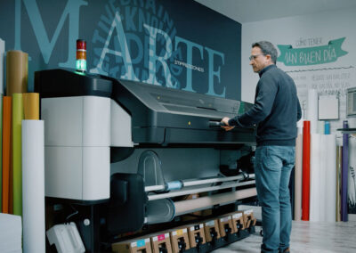 Marte Impresores, uno de los primeros usuarios de la nueva serie HP Latex 800 W