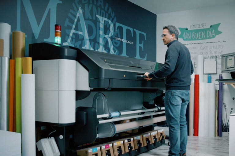 Marte Printers, one of the first users of the new HP Latex 800 W series