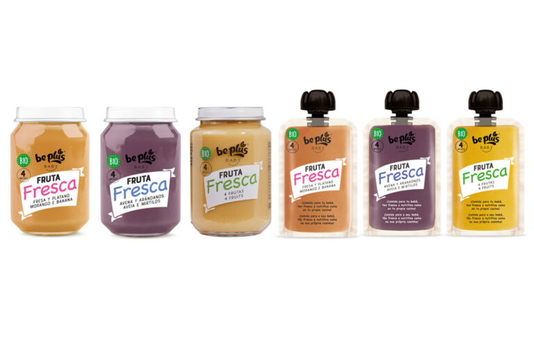 New range of Be Plus baby food with fresh fruit