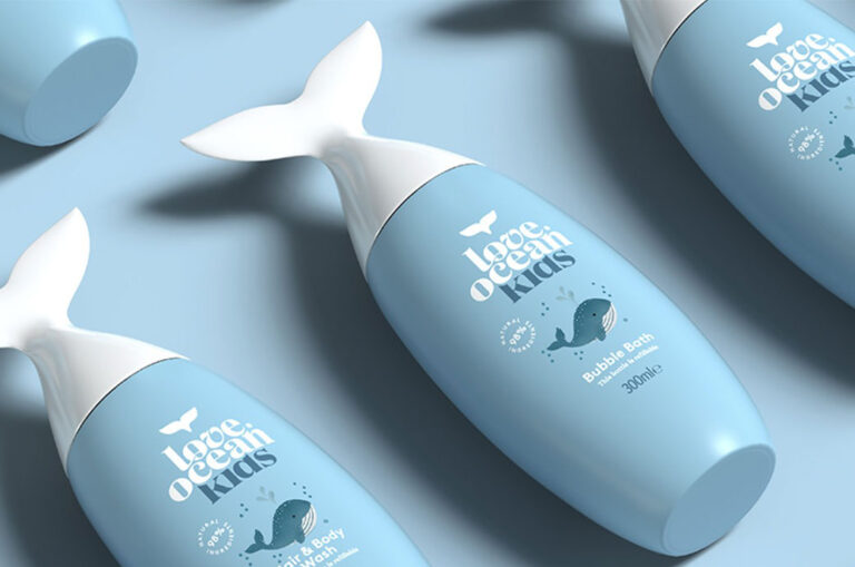 Spectra helps Love Ocean create a packaging with a whale's tail