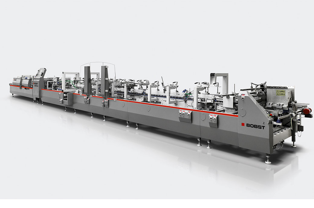 Bobst Faltschachtel-Klebemaschine