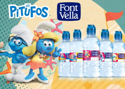 Font Vella Kids 水瓶中的蓝精灵明星