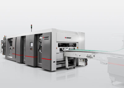 Neue automatische Bobst Speedpack Verpackungsmaschine
