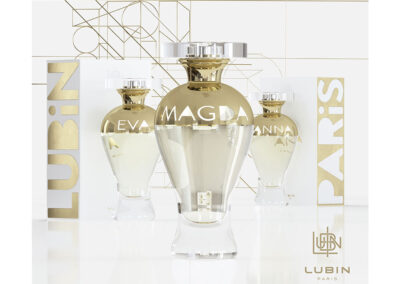 Prad schmückt Lubins Flasche für seine Kollektion Portraits de Femmes