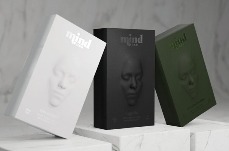 Mind CBD 的暗示性包装