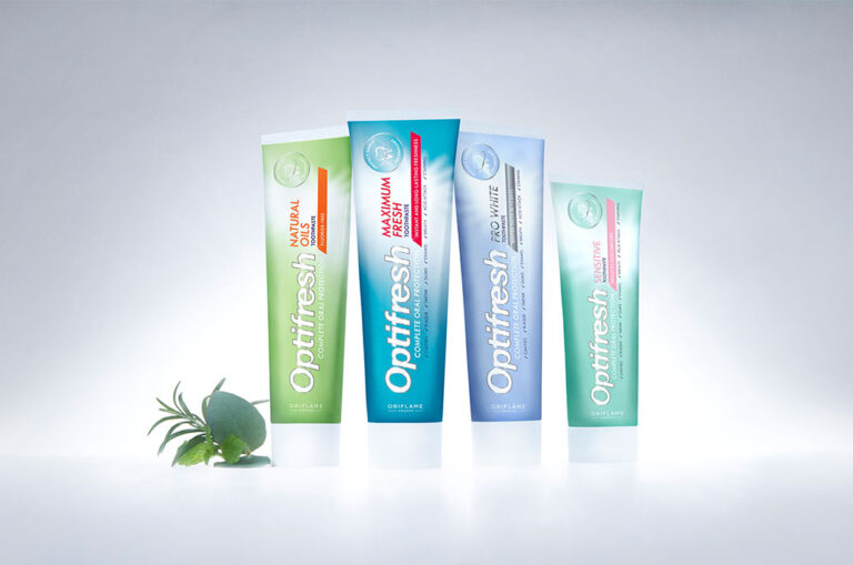 Albéa Group and Oriflame relaunch the Optifresh toothpaste range