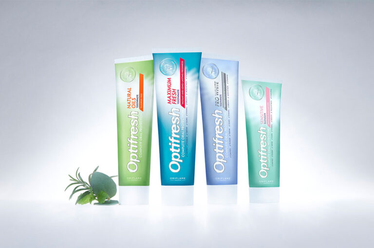 Albéa Group и Oriflame перезапускают линейку зубных паст Optifresh