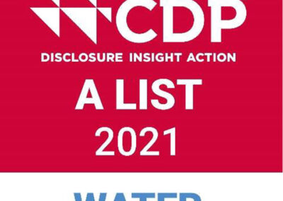 Verescence, on CDP's A List for global water management