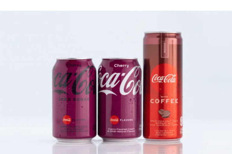 Neue Verpackung für Coca-Cola Flavors