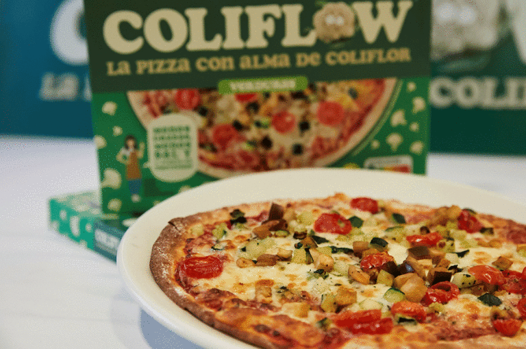 Alba Sánchez-Vicario présente Coliflow, sa marque de pizza à base de chou-fleur
