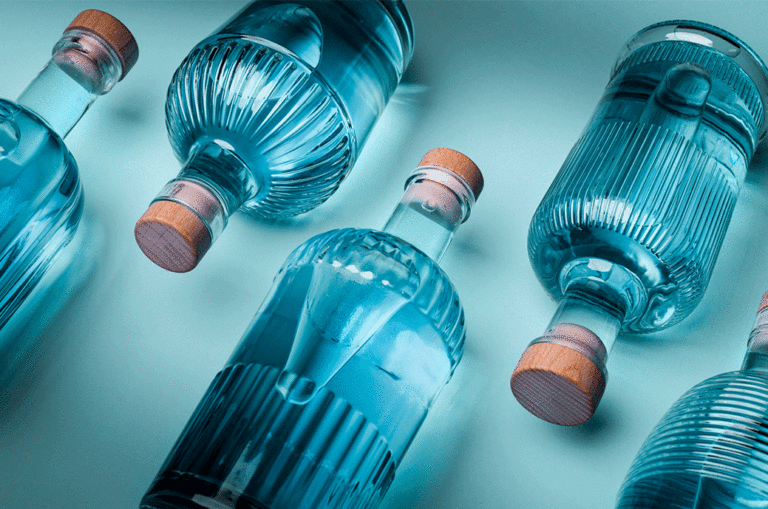 Lines, новая коллекция стеклянных бутылок Vetroelite