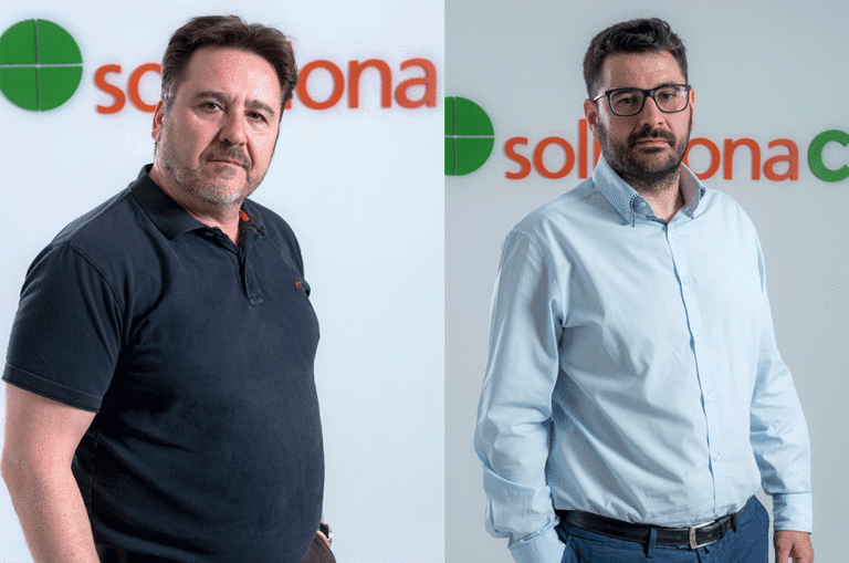 Julio del  Ser García y Luis Miguel Llorente, fundadores de Soluciona Comunicación Gráfica