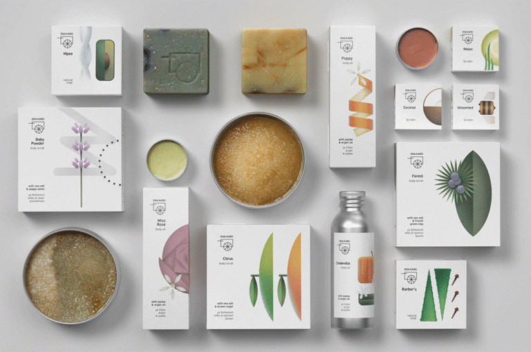 Premio de diseño para una marca griega de jabones naturales