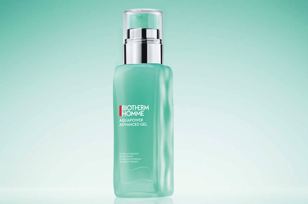 Lumson 创造了 Biotherm Homme Aquapower 高级凝胶包装，