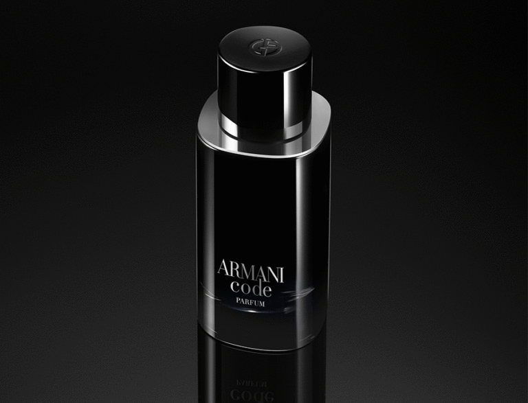 Aluminum adds elegance to the Armani Code stopper
