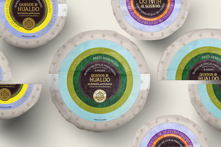 Quesos de Hualdo destaca con el packaging diseñado por CabelloxMure