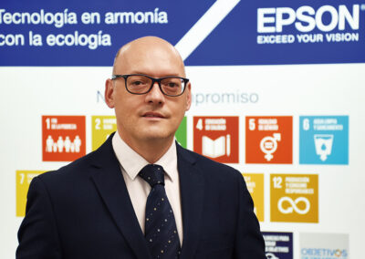 Xavier Aliaga, chefe de sistemas de negócios da Epson