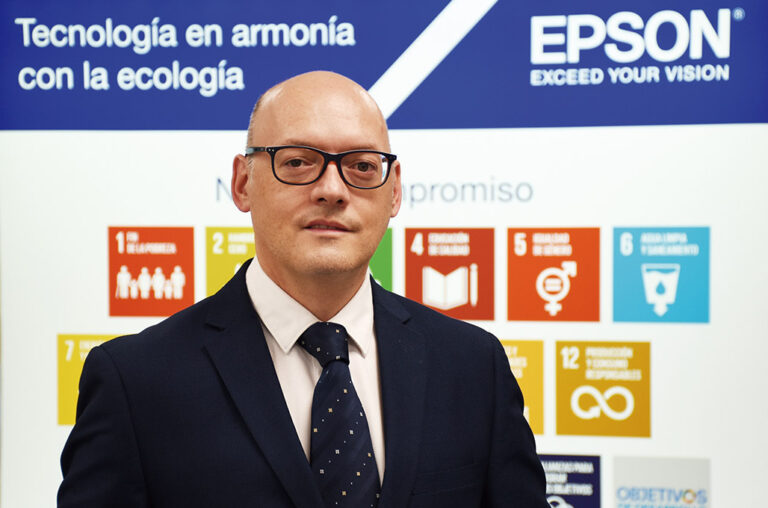 Xavier Aliaga, responsabile dei sistemi aziendali Epson