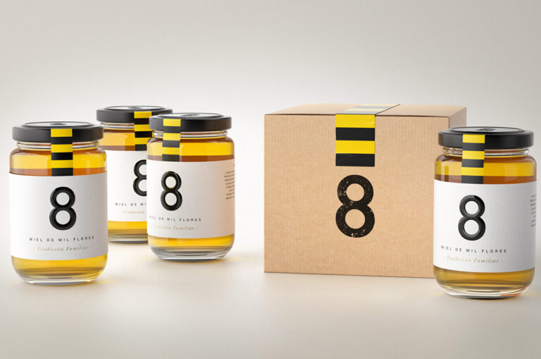 Naiming e design de embalagem para uma edição limitada de mel