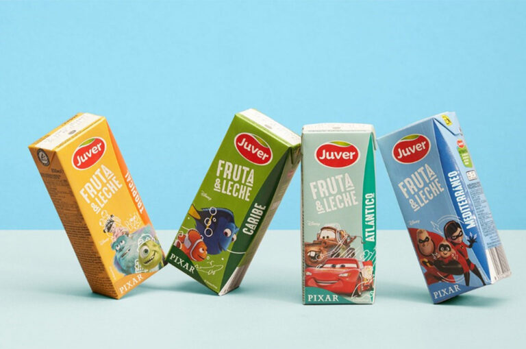 Juver estrena nueva imagen de sus zumos Fruta y Leche