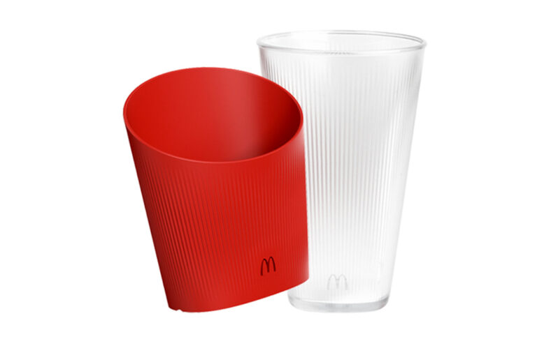 Elium Studio designs reusable tableware for McDonalds France