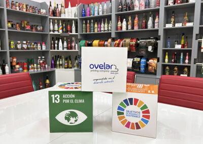 Ovelar, Hersteller von Ärmeln, zertifiziert mit den Zielen für nachhaltige Entwicklung
