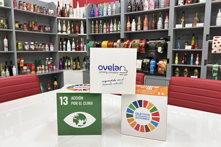Ovelar, manufacturer of sleeves, certified with the Sustainable Development Goals