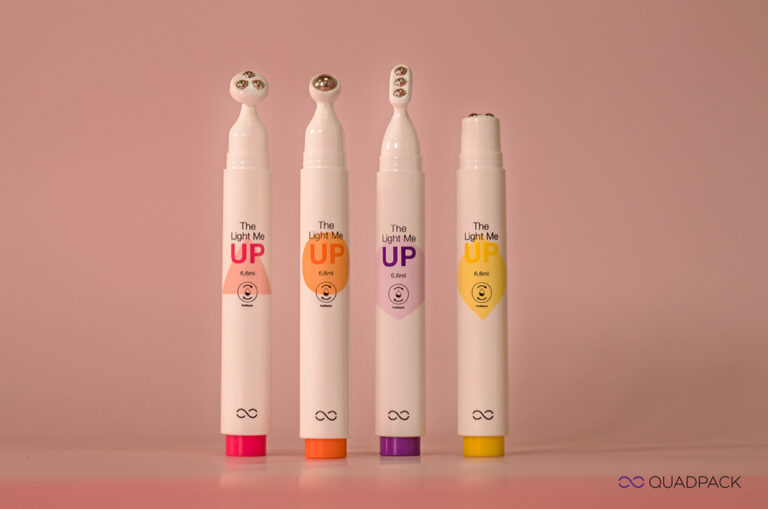 Light Me Up, the refillable airless pencil from Quadpack