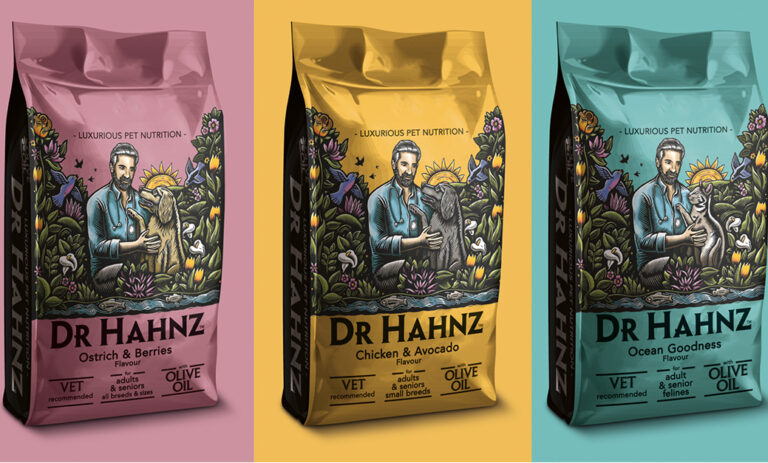 Narrow House designs the packaging for Dr. Hahnz
