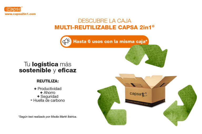 The reuse of the Capsa 2in1® cardboard box, a success story in the reverse logistics of MediaMarkt