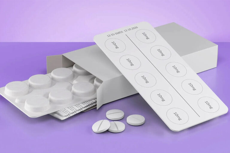 A paper blister pack for pharmaceutical packaging