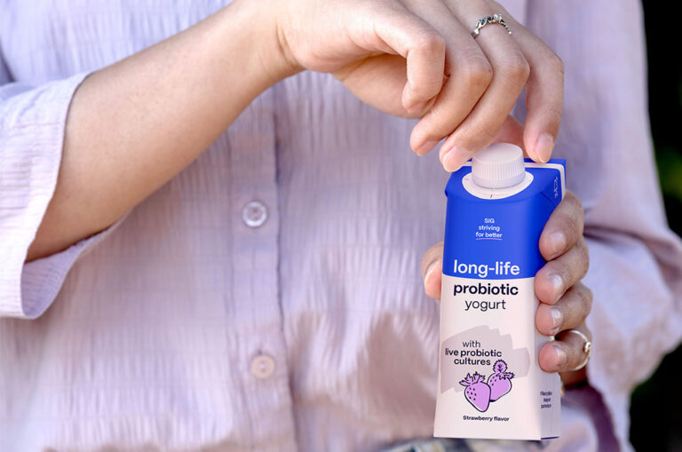 SIG et AnaBio Technologies présentent le premier yaourt probiotique en emballage aseptique